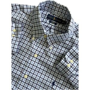 Polo RALPH LAUREN Non‎ Iron Long Sleeve Shirt With Pony Logo Size XL